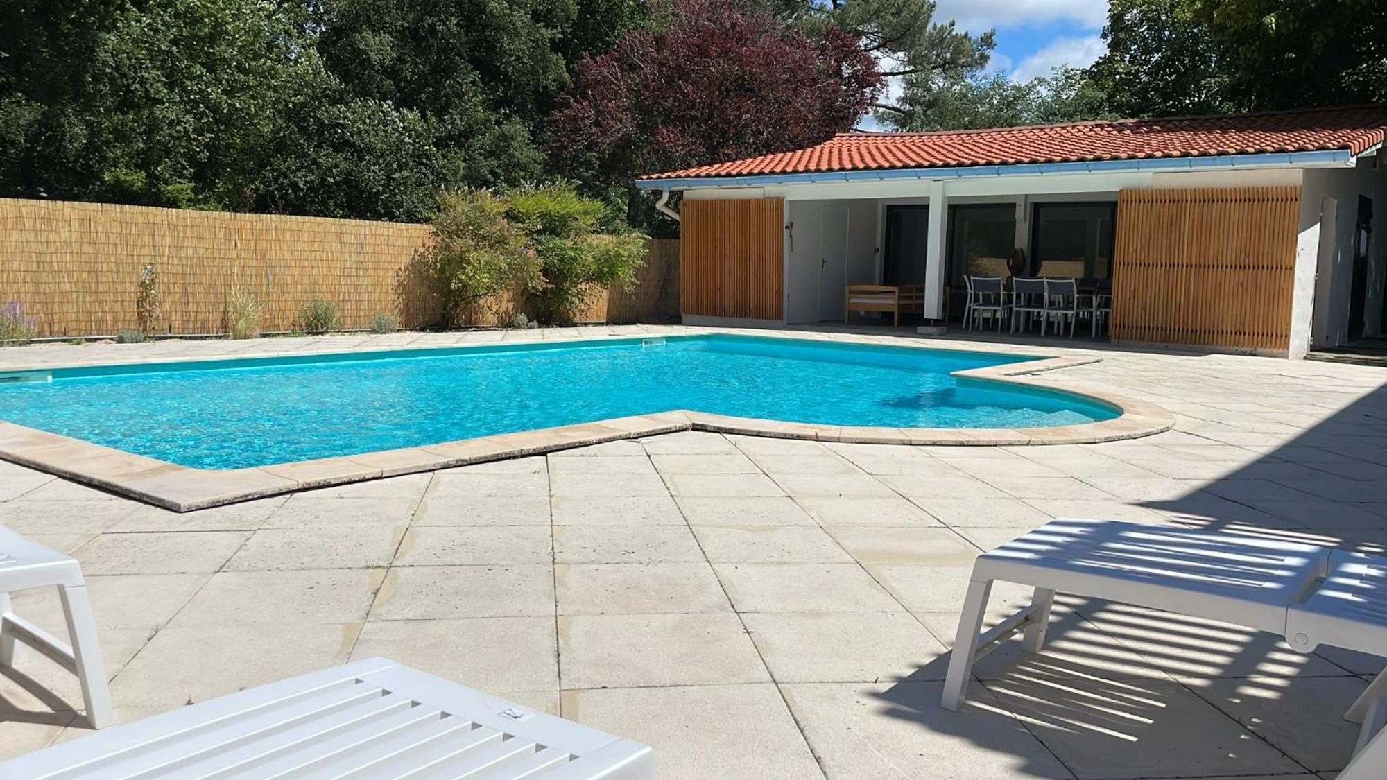 Maison Dharma A 5Km De La Plage Avec Sauna Mimizan-Plage Kültér fotó