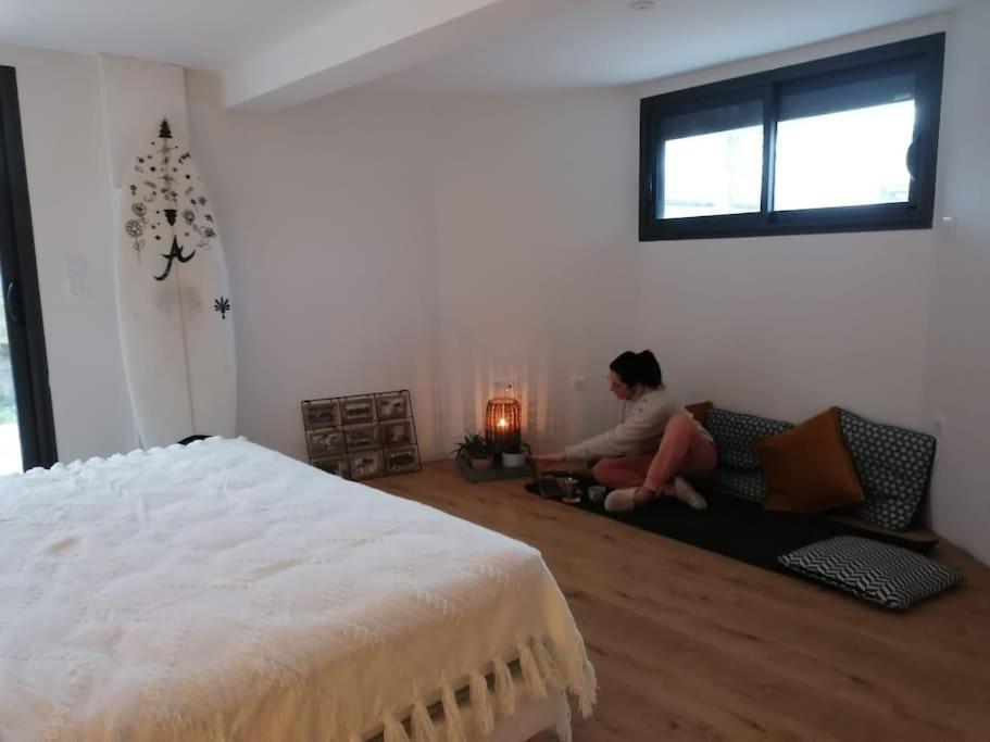 Maison Dharma A 5Km De La Plage Avec Sauna Mimizan-Plage Kültér fotó